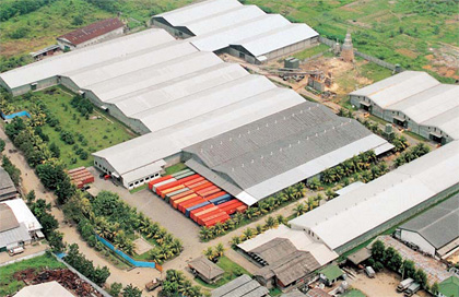 ニトリの製造工場